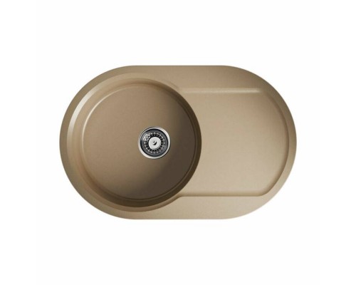Мойка, OMOIKIRI, Manmaru, шгв 780-510-210, отверстия для смесителя-4 промаркированных, цвет-карамель