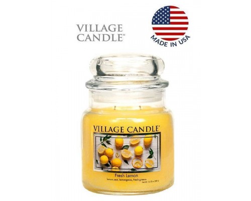 Декоративная свеча Village Candle Лимонный фреш (389 грамм)