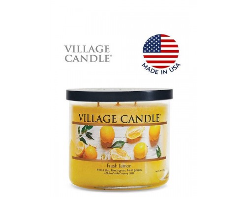 Декоративная свеча Village Candle Лимонный фреш (396 грамм)