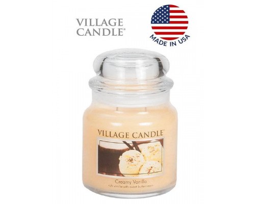 Декоративная свеча Village Candle Сливочный крем и ваниль (389 грамм) Декоративная свеча Village Candle Сливочный крем и ваниль (389 грамм)