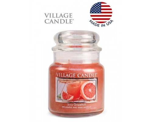 Декоративная свеча Village Candle Сочный Грейпфрут (389 грамм)