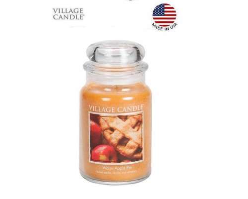 Декоративная свеча Village Candle Яблочный пирог (602 грамма)