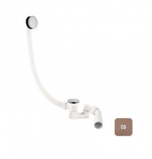 Слив-перелив, Almar, для ванны, цвет-Copper Brushed PVD