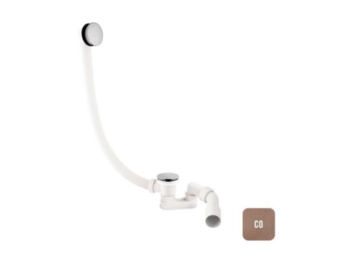 Слив-перелив, Almar, для ванны, цвет-Copper Brushed PVD