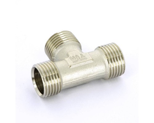 Тройник Н никелированный конусный TIEMME 1/2"(16)K