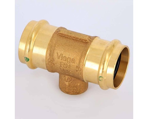 Тройник пресс-В бронза Sanpress VIEGA 35х1/2"х35