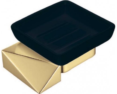 Boheme New Venturo Мыльница подвесная 13,88х13,88хh6 см, цвет: gold 10313-G-B