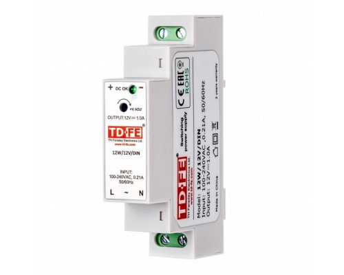 Блок питания FARADAY 12W/12V/DIN