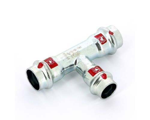 Тройник пресс оцинкованная сталь Prestabo VIEGA 18х15х18