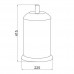 Boheme Murano Cristal Мусорное ведро круглое напольное, цвет: gold 10914-CRST-G