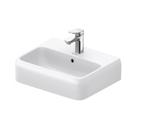 Раковина, Duravit, Qatego, шгв 450-350-145, отверстия для смесителя-1, цвет-белый Раковина, Duravit, Qatego, шгв 450-350-145, отверстия для смесителя-1, цвет-белый