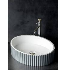 Boheme Monaco Раковина мебельная овальная 50х35х14h см, цвет: серебро 878-S