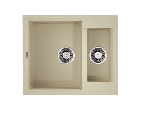 Omoikiri Sakaime 60-2-BE Кухонная мойка Tetogranit 60x50 см, цвет: ваниль 4993909