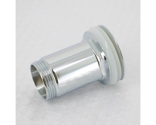 Выпуск Alcaplast 1"1/4 Click-clack с переливом H=69 мм металл малая пробка хром Выпуск Alcaplast 1"1/4 Click-clack с переливом H=69 мм металл малая пробка хром