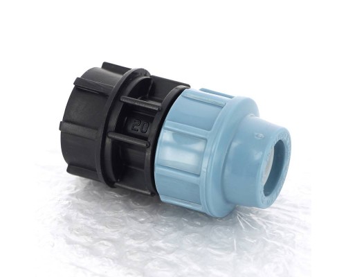 Муфта обжим-В для труб ПНД UNIDELTA 20x3/4" Муфта обжим-В для труб ПНД UNIDELTA 20x3/4"