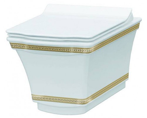 Boheme Hermitage Унитаз подвесной 37х52х37,5h см, цвет: белый 951-G Boheme Hermitage Унитаз подвесной 37х52х37,5h см, цвет: белый 951-G