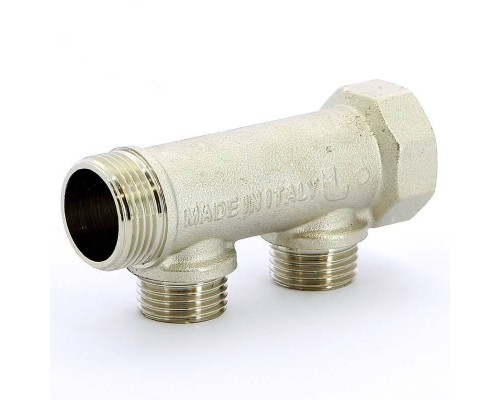 Коллектор НВ 3/4" никелированный ITAP 2 выхода 1/2"Н 38мм