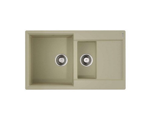 Omoikiri Daisen 86-2-BE Кухонная мойка Artgranit 86x51 см, цвет: ваниль 4993471