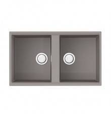 Omoikiri Kitagawa 83-2-U-GR Кухонная мойка Artceramic 83,6x48,8 см, цвет: leningrad grey 4993810