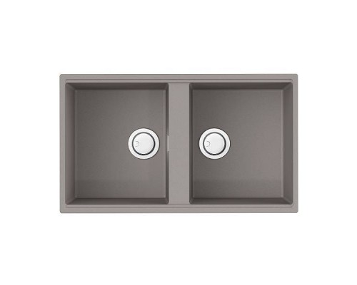 Omoikiri Kitagawa 83-2-U-GR Кухонная мойка Artceramic 83,6x48,8 см, цвет: leningrad grey 4993810