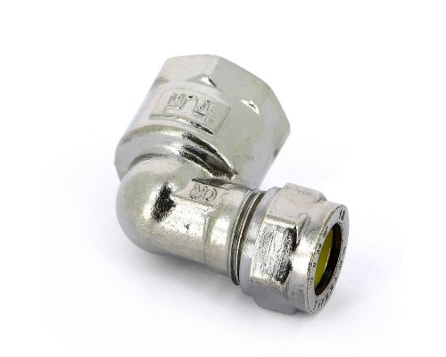 Угол обжим-В хромированный TIEMME 15х1/2"