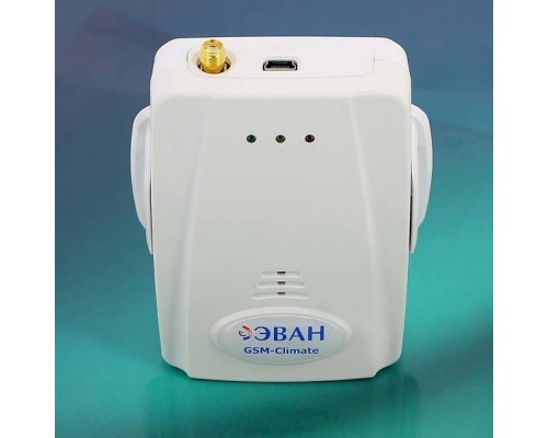 Модуль дистанционного управления котлом Эван GSM-Climate ZONT-H1 с GSM-модулем и адаптером 220/12В