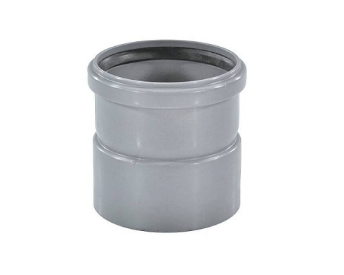 Муфта PP-H насадн сер б/н Дн50 в/к HT Ostendorf 112810