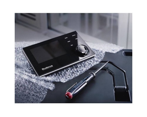 Комнатный регулятор Buderus RC310 (черный), пульт управления для системы Logamatic EMS plus