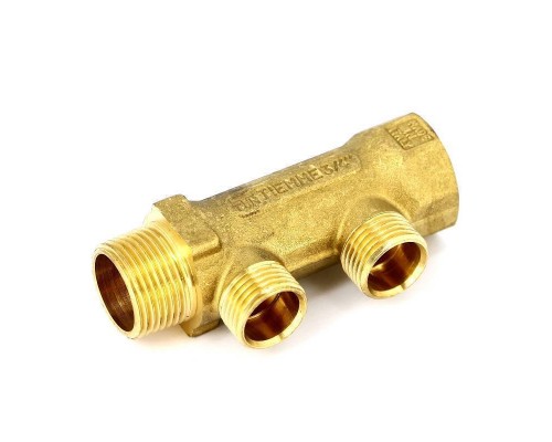 Коллектор НВ 3/4" TIEMME 2 выхода 1/2"Н 36мм Коллектор НВ 3/4" TIEMME 2 выхода 1/2"Н 36мм