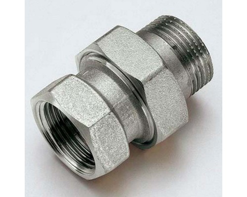 Разъемное соединение НВ с прокладкой O-ring никелированное TIEMME 3/4"