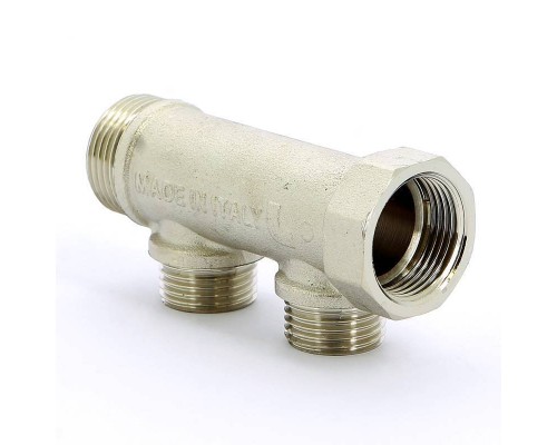 Коллектор НВ 3/4" никелированный ITAP 2 выхода 1/2"Н 38мм