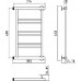 Стилье Минор 0601 Полотенцесушитель водяной для ГВС 39,3x65,8h см, цвет: без покрытия 00601-6040