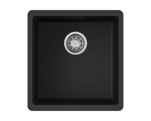 Omoikiri Kata 40-U-BL Кухонная мойка Artgranit 40x42 см, цвет: черный 4993396