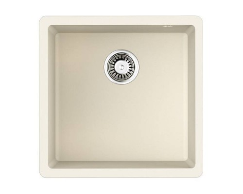 Omoikiri Bosen 44-U-WH Кухонная мойка Tetogranit 44x44 см, цвет: белый 4993598