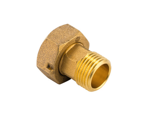 Штуцер для присоединения счетчика MVI 1/2" x 3/4" Штуцер для присоединения счетчика MVI 1/2" x 3/4"