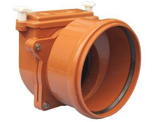 Клапан обратный кор б/н Дн200 засл нж/ст, монт лючком HL 720.0