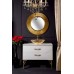 Boheme Neoart Зеркало круглое подвесное 82х5х82h см, цвет: золото 528-G light