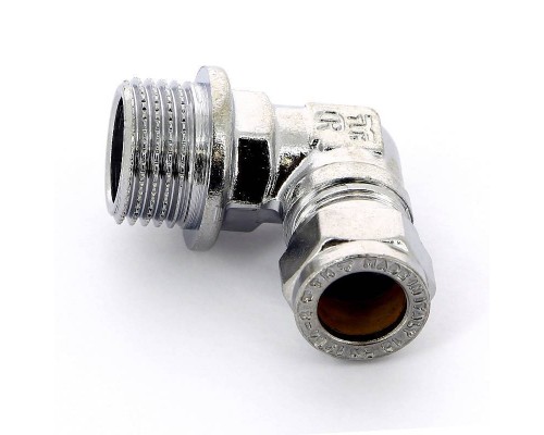 Угол обжим-Н хромированный TIEMME 12х1/2"