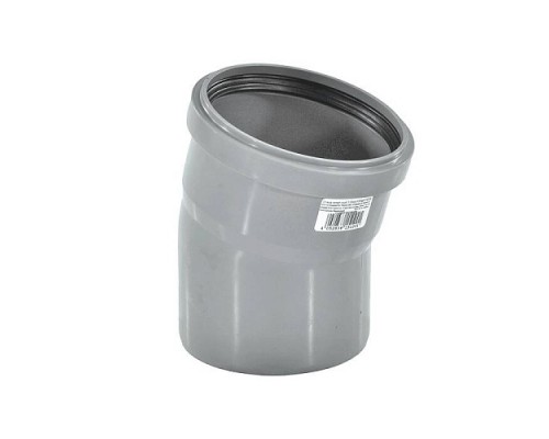 Отвод PP-H сер б/н Дн32х15гр в/к HT Ostendorf 110100 Отвод PP-H сер б/н Дн32х15гр в/к HT Ostendorf 110100