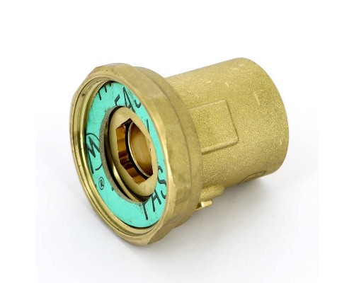 Соединение с накидной гайкой ВВ Uni-Fitt 1 1/2" х 1" со встроенным шаровым краном