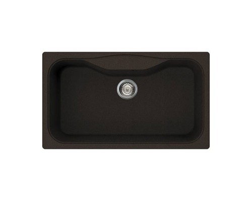 Omoikiri Maru 86-DC Кухонная мойка Tetogranit 86x50 см, цвет: темный шоколад 4993214