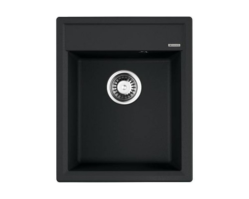 Omoikiri Daisen 42-BL Кухонная мойка Artgranit 42x51 см, цвет: черный 4993606