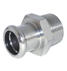 Муфта нерж AISI316L Дн22х3/4" Ру16 пресс/НР Inoxpres RM 187304022
