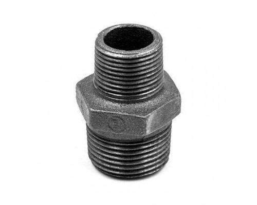 Ниппель чуг перех Ду32х15 (1 1/4"х1/2") НР Fittex PLUS