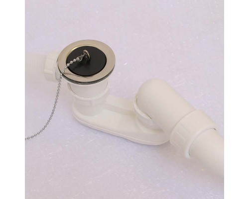 Слив-перелив с сифоном и отводом 45 град. для стандартных ванн VIEGA 40/50мм