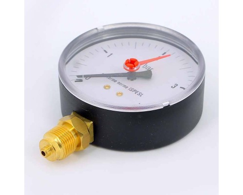 Манометр радиальный 3/8" 80 мм EMMETI 4 бар