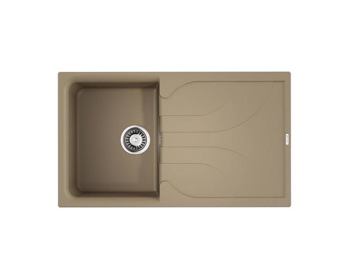 Omoikiri Yasugata 86-CH Кухонная мойка Tetogranit 86x50 см, цвет: шампань 4993873