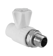 Кран шаровой для радиатора прямой 25 х 3/4" (50/10) VALFEX