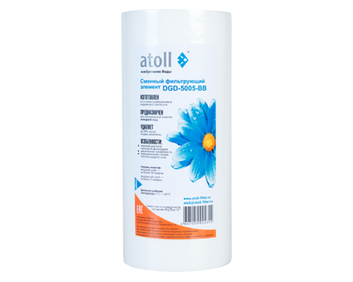 Картридж atoll DGD-5005-BB (вспен. полипропилен) Картридж atoll DGD-5005-BB (вспен. полипропилен)
