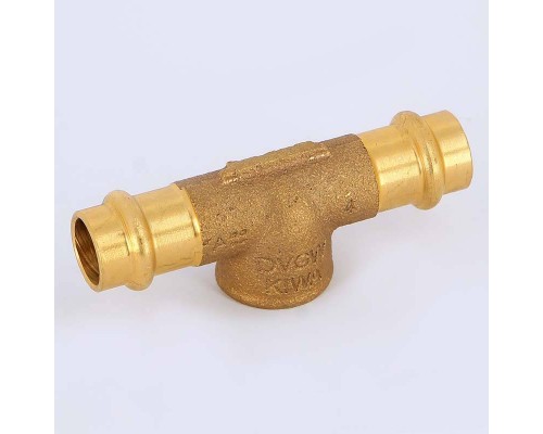 Тройник пресс-В бронза Sanpress VIEGA 15х1/2"х15 Тройник пресс-В бронза Sanpress VIEGA 15х1/2"х15